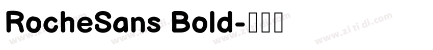 RocheSans Bold字体转换
